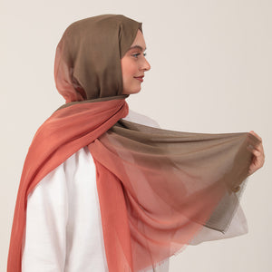 Degrade Şal - Soğan Kabuğu