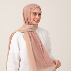 Degrade Şal - Sütlü Kahve