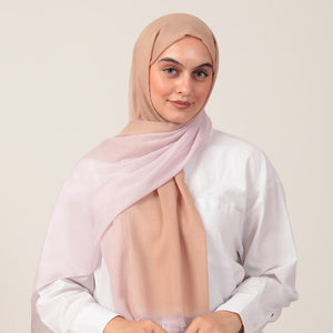 Degrade Şal - Vizon Lila