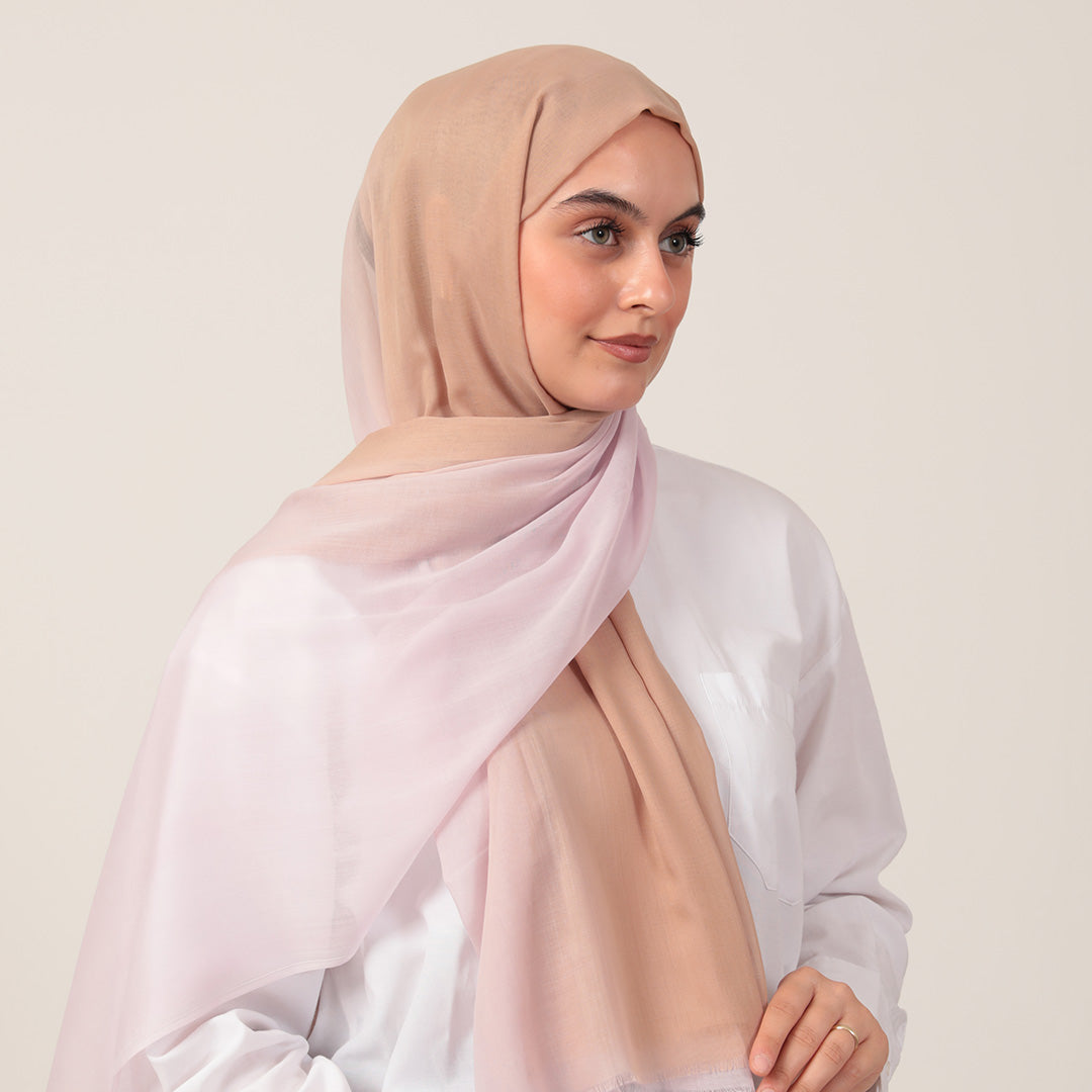 Degrade Şal - Vizon Lila