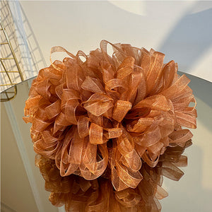 Hacimli Kurdele Topuz Tokası - Özel Üretim - Tarçın