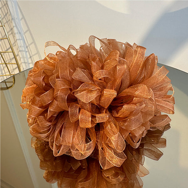 Hacimli Kurdele Topuz Tokası - Özel Üretim - Tarçın