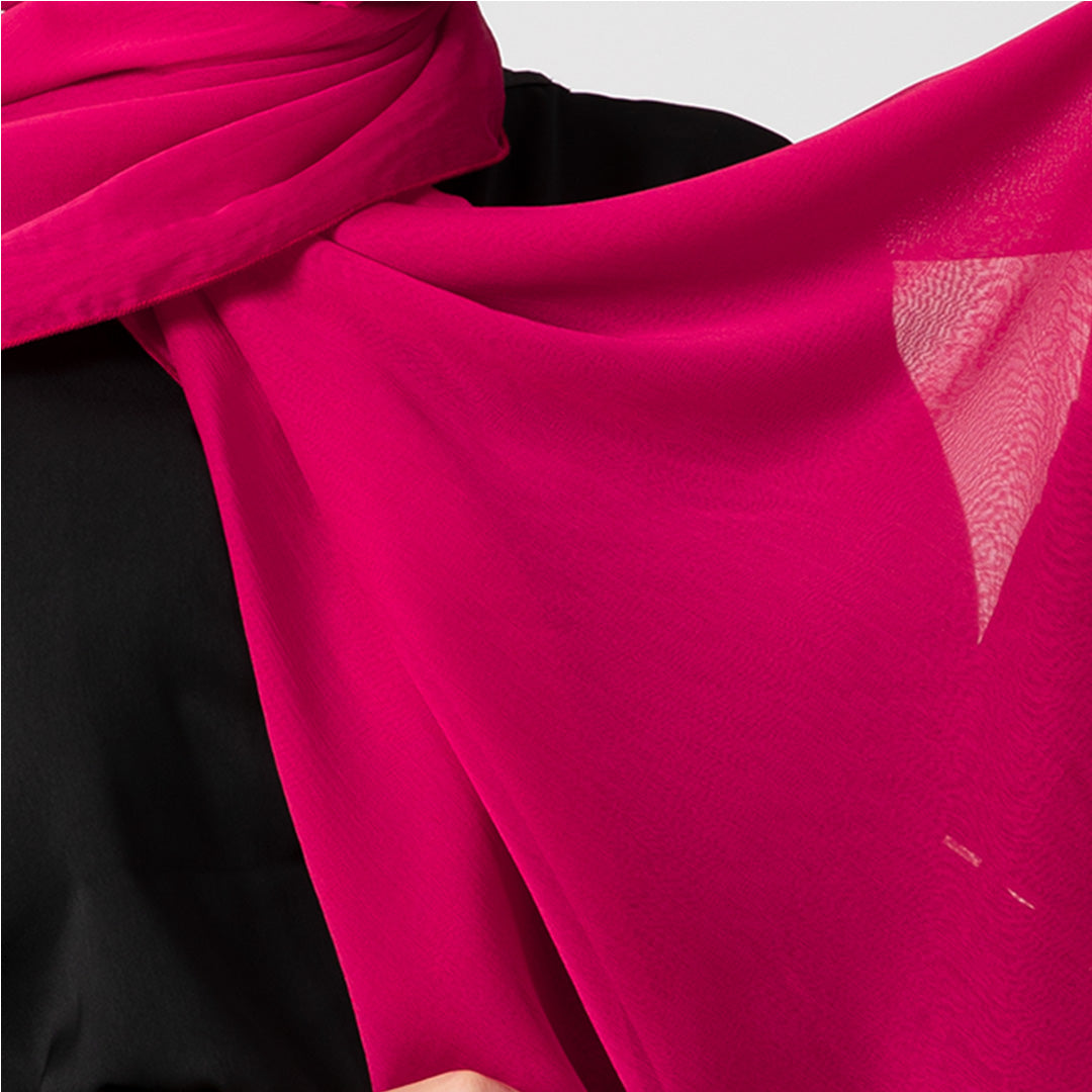 Janjanlı Şifon Şal - Akşam Sefası