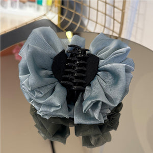 Kıskaçlı Topuz Tokası - Buz Mavisi