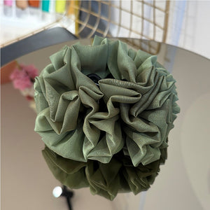 Kıskaçlı Topuz Tokası - Fıstık Yeşili