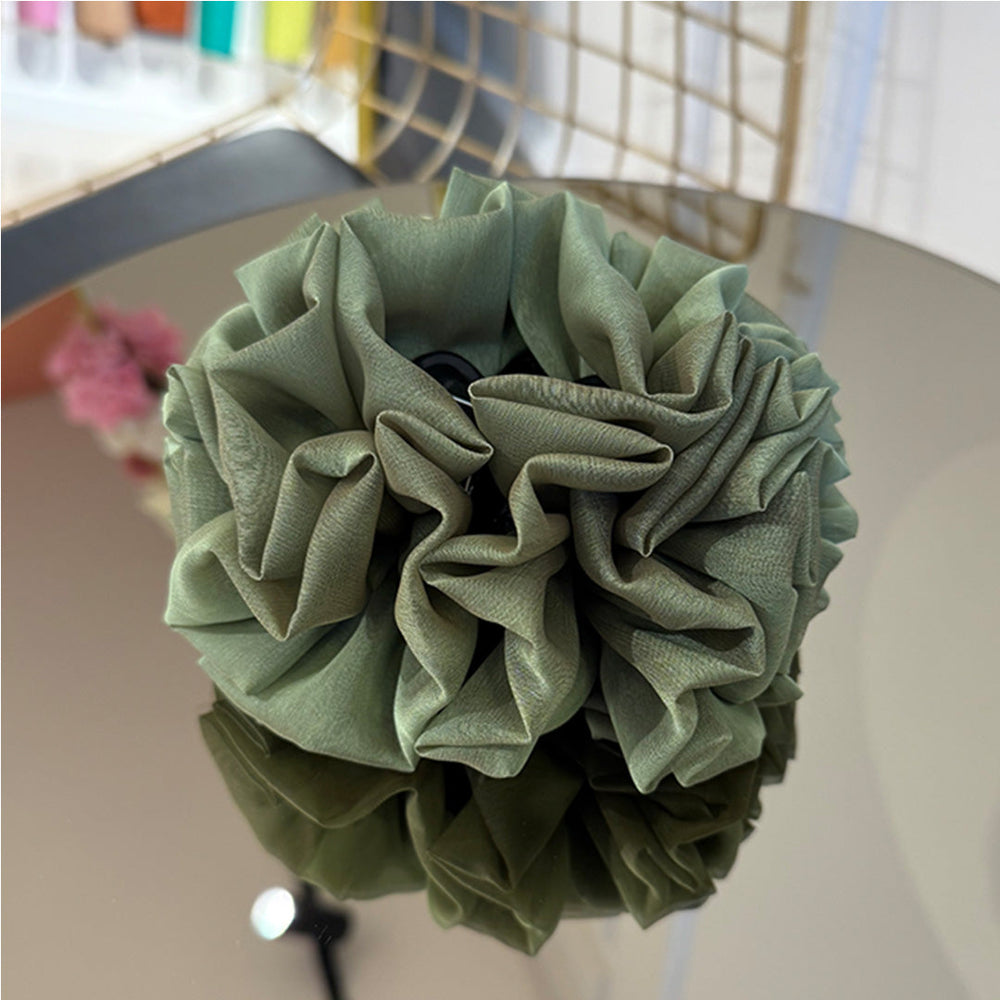 Kıskaçlı Topuz Tokası - Fıstık Yeşili