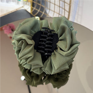 Kıskaçlı Topuz Tokası - Fıstık Yeşili