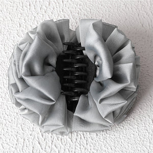 Kıskaçlı Topuz Tokası - Gümüş