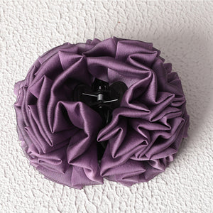 Kıskaçlı Topuz Tokası - İncir Moru