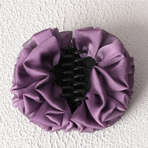 Kıskaçlı Topuz Tokası - İncir Moru