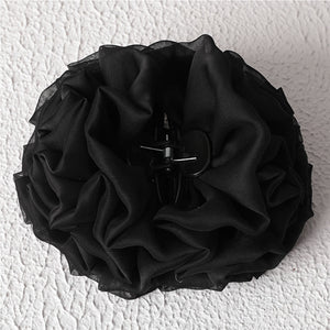 Kıskaçlı Topuz Tokası - Siyah