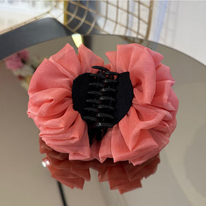 Kıskaçlı Topuz Tokası - Somon