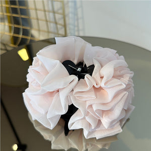 Kıskaçlı Topuz Tokası - Toz Pembe