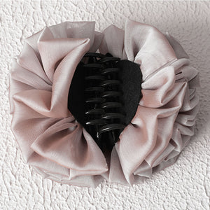 Kıskaçlı Topuz Tokası - Vizon