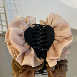 Kıskaçlı Topuz Tokası - Yavruağzı