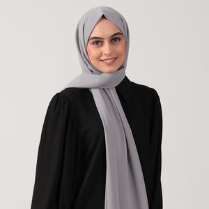 Medine İpeği Şal - Gri