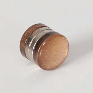 Mıknatıslı Eşarp Klipsi - Simli - Bal Köpüğü