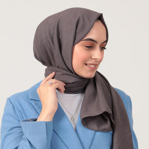 Organik Pamuk Şal - Füme