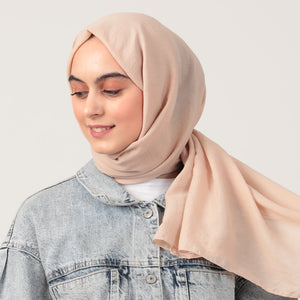 Organik Pamuk Şal - Latte