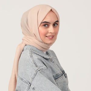 Organik Pamuk Şal - Latte