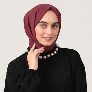 Organik Pamuk Şal - Mürdüm