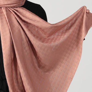 Pamuk Jakar - Kazayağı Şal - Karamel