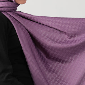 Pamuk Jakar - Kazayağı Şal - Leylak