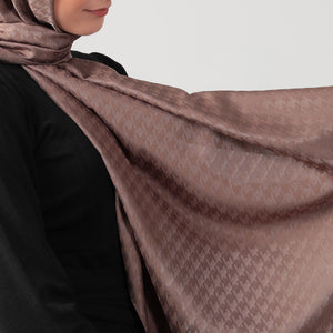 Pamuk Jakar - Kazayağı Şal - Vizon