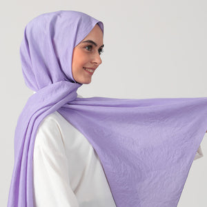 Pamuk Vual Şal - Lila