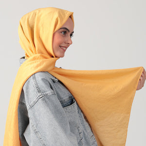Pamuk Vual Şal - Mango