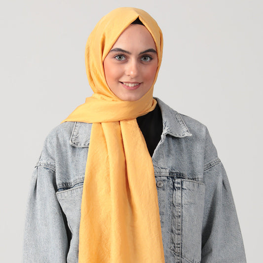 Pamuk Vual Şal - Mango