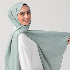 Pamuk Vual Şal - Mint