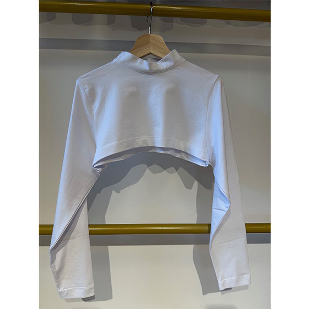 Tesettür Boyunluklu Kolluk - Beyaz