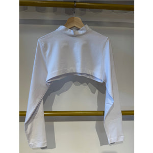 Tesettür Boyunluklu Kolluk - Beyaz