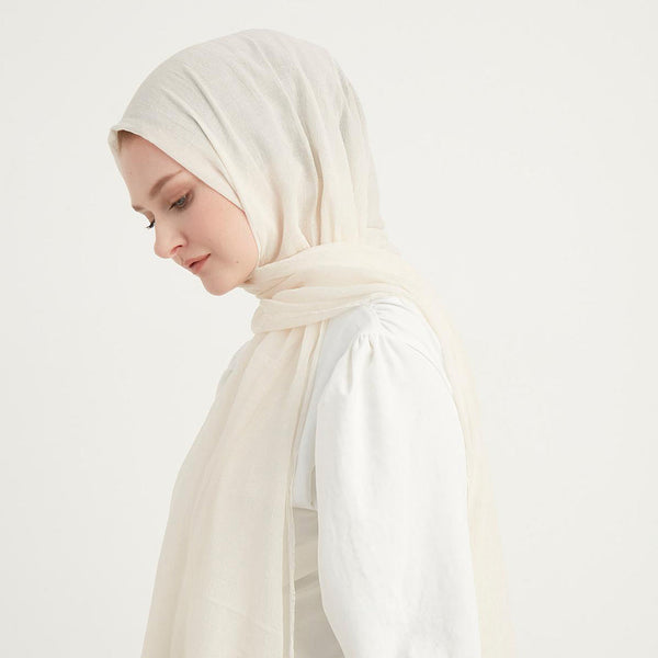 Ultra İnce Şal - Krem