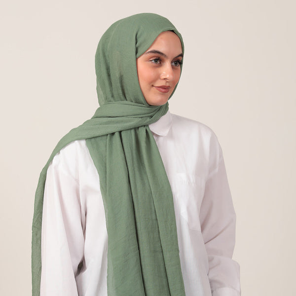 Ultra İnce Şal - Orman Yeşili