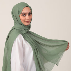 Ultra İnce Şal - Orman Yeşili