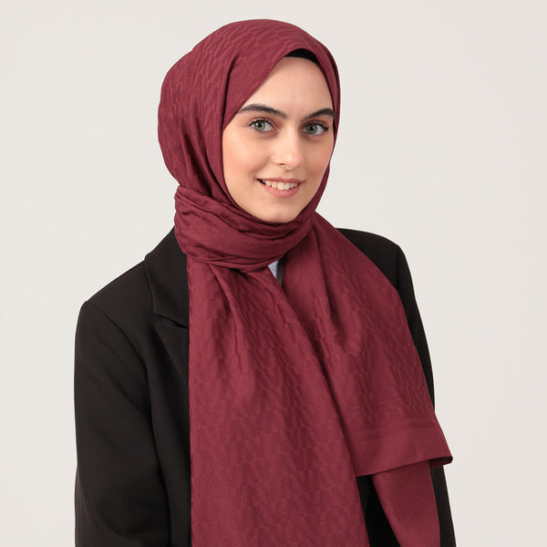 V Desen Fresh Cotton Şal - Marshall