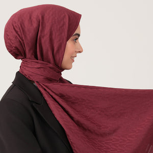 V Desen Fresh Cotton Şal - Marshall