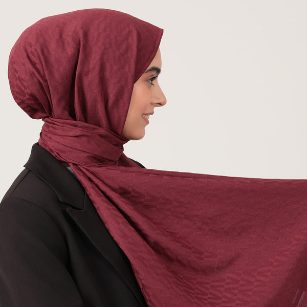 V Desen Fresh Cotton Şal - Marshall