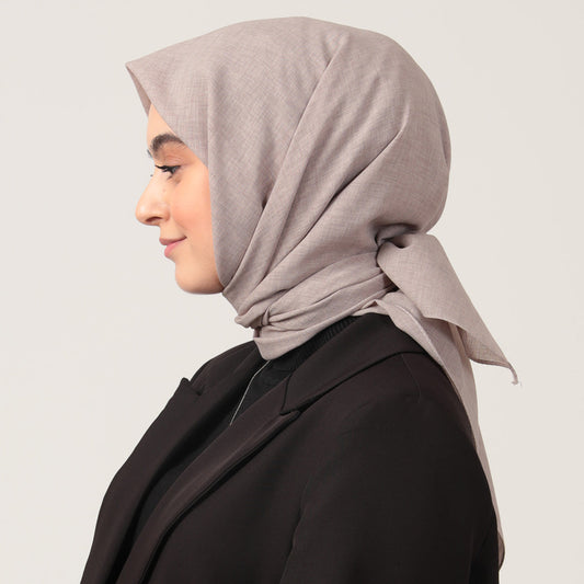 Yazlık Denim Eşarp - Koyu Taş