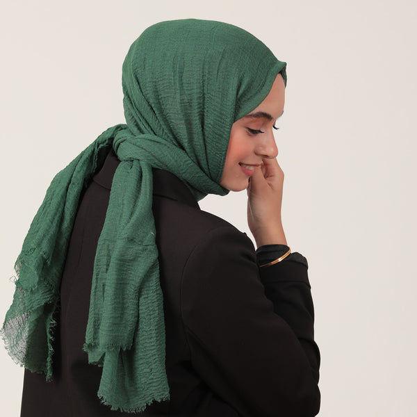 Bürümcük Şal - Çam Yeşili