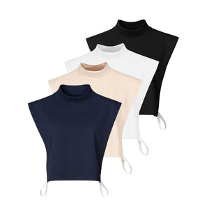 4'lü Tesettür Boyunluk - (Siyah - Beyaz - Vizon - Lacivert)