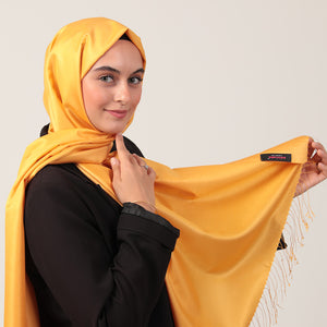 %100 İpek Şal - Mango