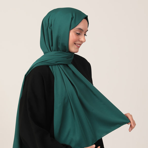 Soft Pamuk Şal - Zümrüt Yeşili