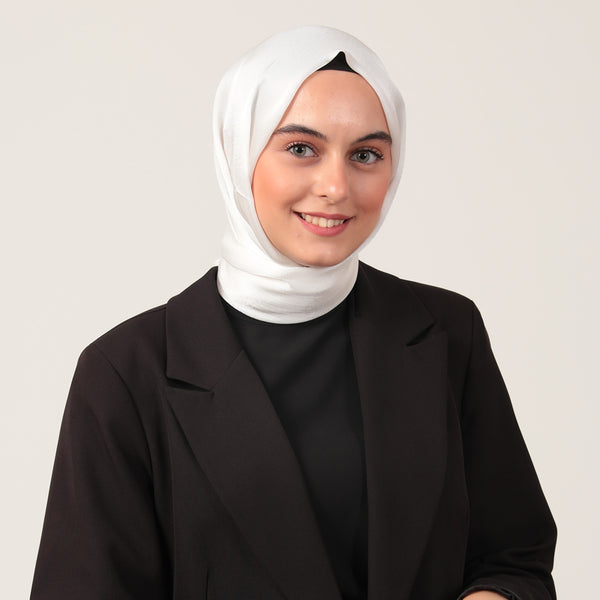 Abiye Şal - Beyaz