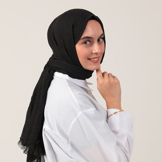 Bürümcük Şal - Siyah