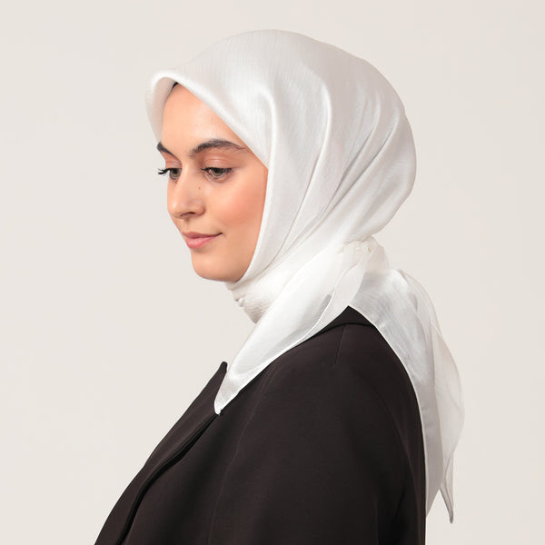 Abiye Eşarp - Beyaz