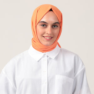 Bambu Pamuk Şal - Oranj