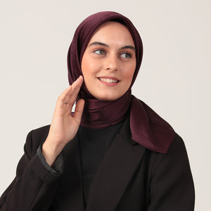 Abiye Eşarp - Patlıcan Moru
